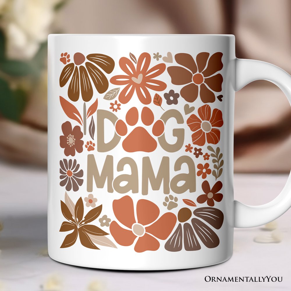 Dog Mama Ceramic Mug White | Ashley Stewart