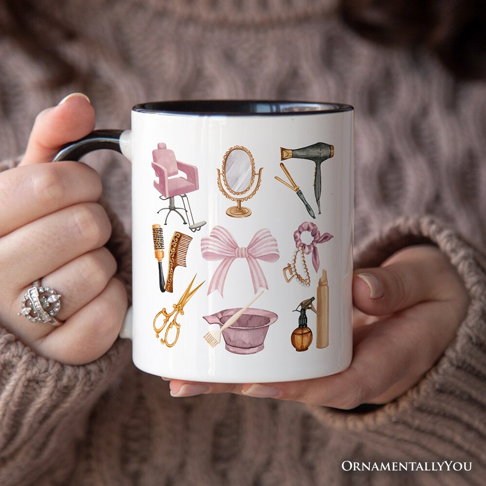Hairstylist Ceramic Mug White | Ashley Stewart