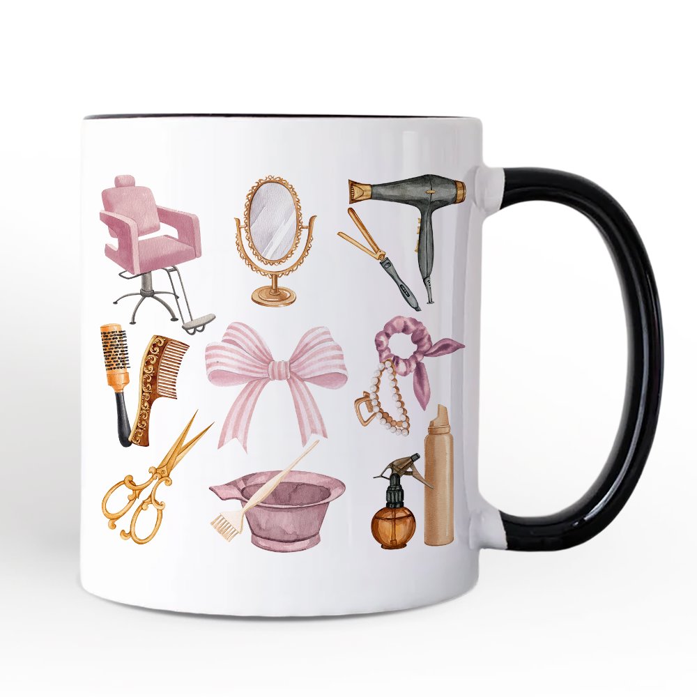 Hairstylist Ceramic Mug White | Ashley Stewart