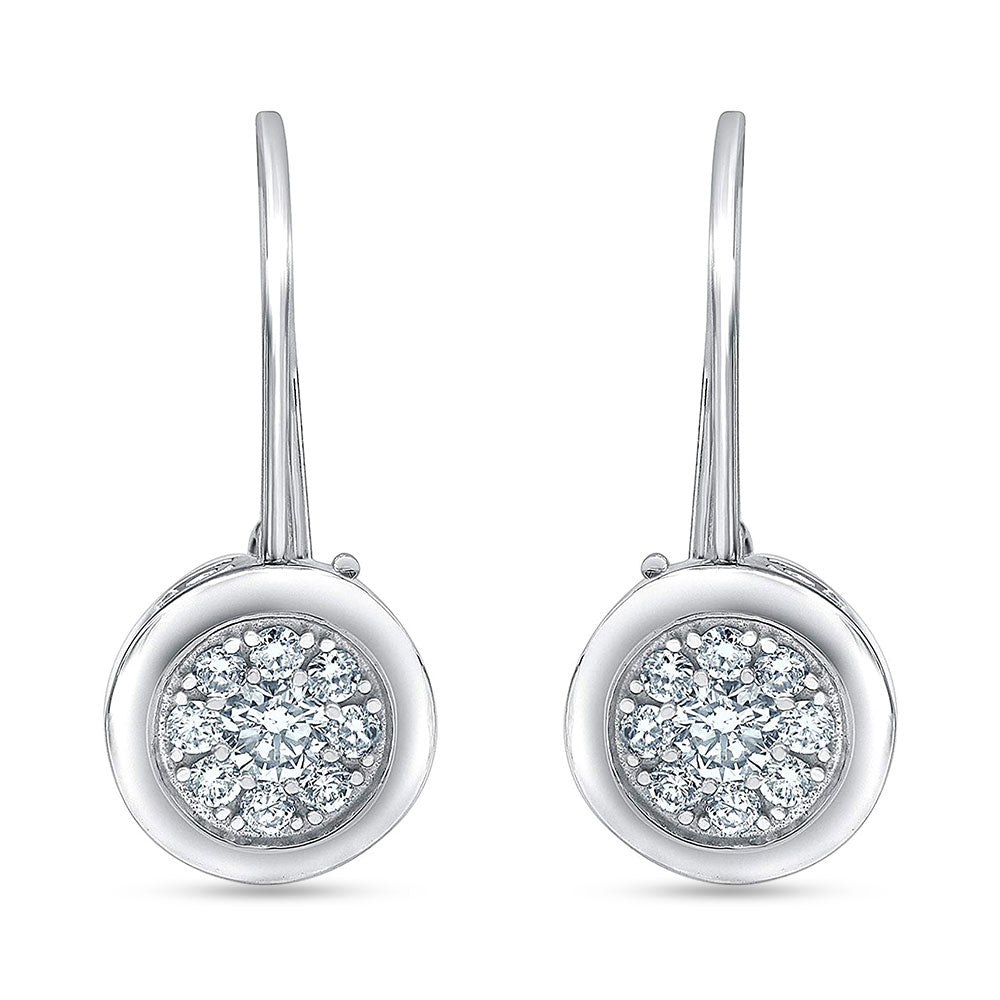 0.50 Carat Lab Grown Diamond Dangle Earrings Gift Box Set  | Ashley Stewart
