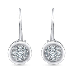 0.50 Carat Lab Grown Diamond Dangle Earrings Gift Box Set  | Ashley Stewart