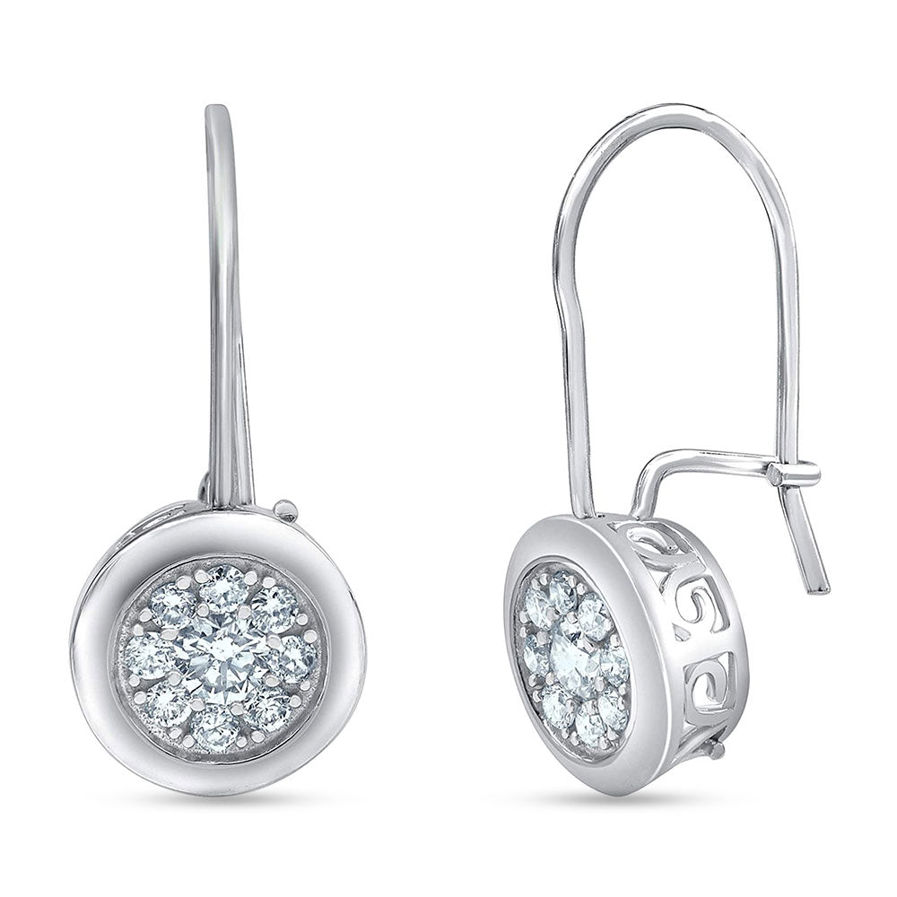 0.50 Carat Lab Grown Diamond Dangle Earrings Gift Box Set  | Ashley Stewart