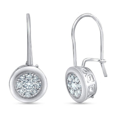 0.50 Carat Lab Grown Diamond Dangle Earrings Gift Box Set  | Ashley Stewart