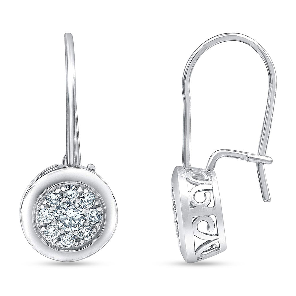 0.50 Carat Lab Grown Diamond Dangle Earrings Gift Box Set  | Ashley Stewart