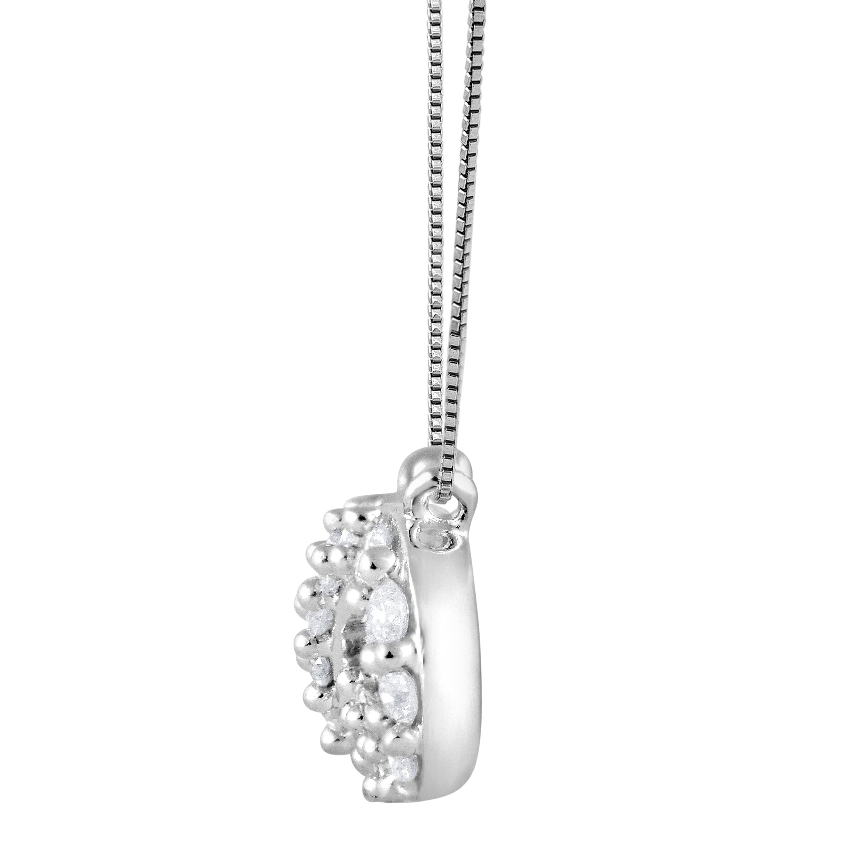 0.20 Carat Lab Grown Diamond Infinity Pendant Necklace  | Ashley Stewart
