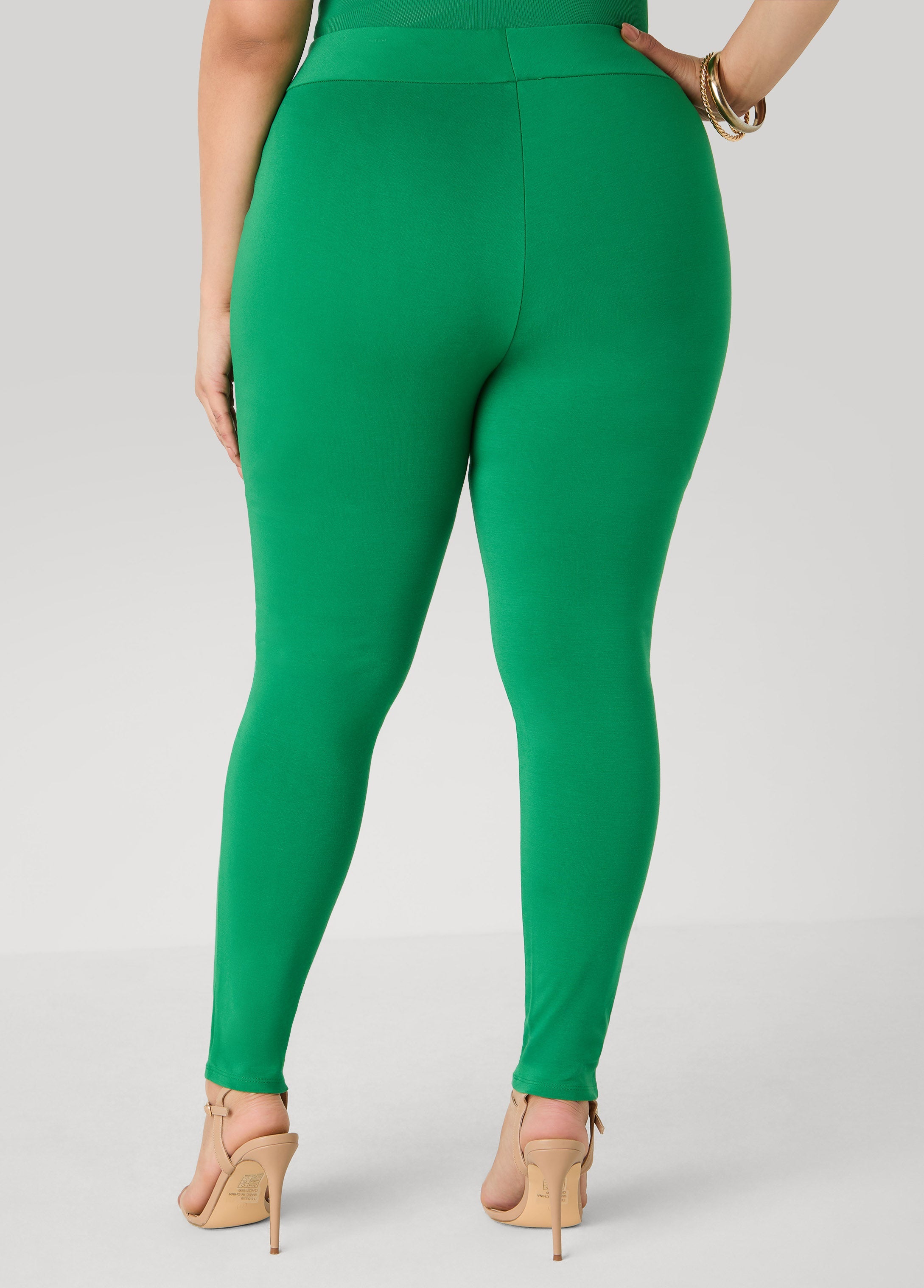 Ponte High Waist Seamed Leggings Amazon | Ashley Stewart