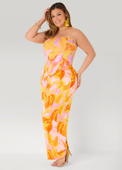 Swirl Print Wide Leg Pants Multi | Ashley Stewart