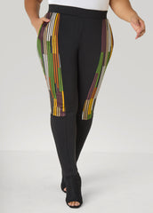 Striped Track Pants Multi | Ashley Stewart