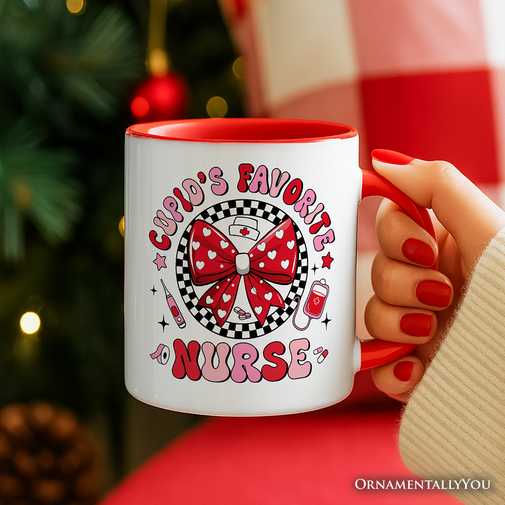 Cupids Favorite Nurse Mug White | Ashley Stewart