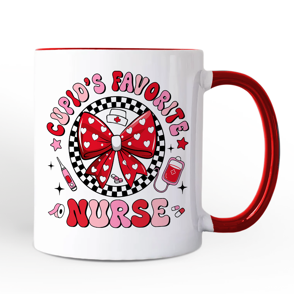 Cupids Favorite Nurse Mug White | Ashley Stewart