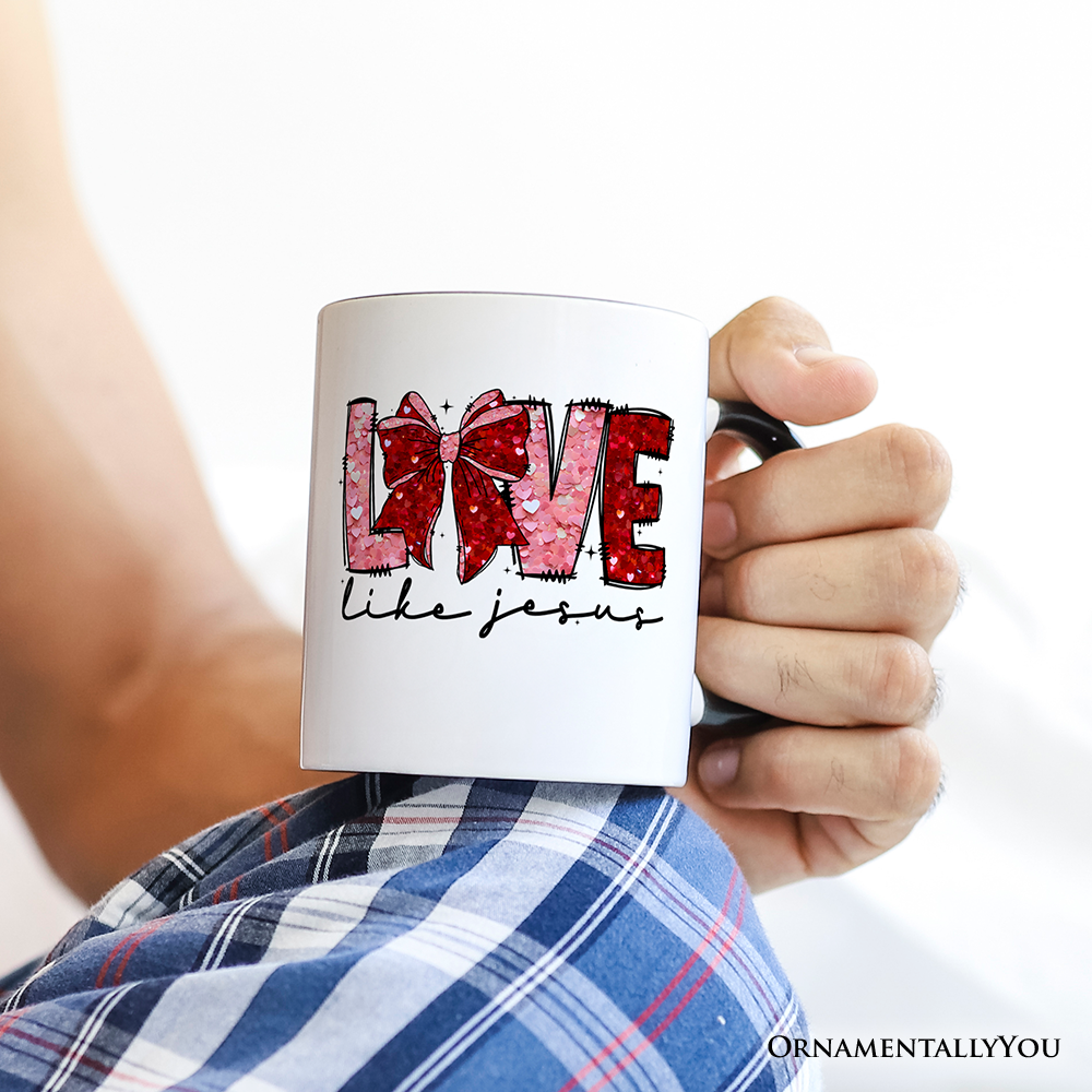 Love Like Jesus Ceramic Mug White | Ashley Stewart