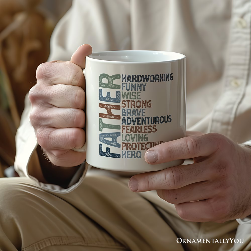 Father Ceramic Mug White | Ashley Stewart