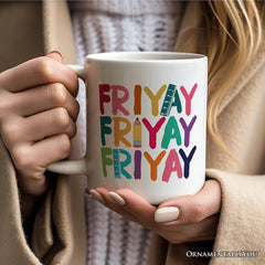 Friyay Teacher Ceramic Mug White | Ashley Stewart