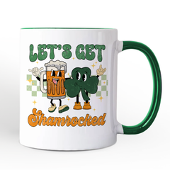 Lets Get Shamrocked Ceramic Mug White | Ashley Stewart