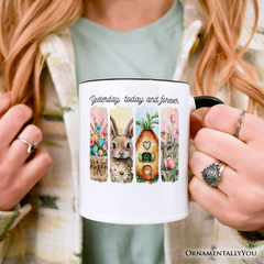 Yesterday Today Forever Ceramic Mug White | Ashley Stewart