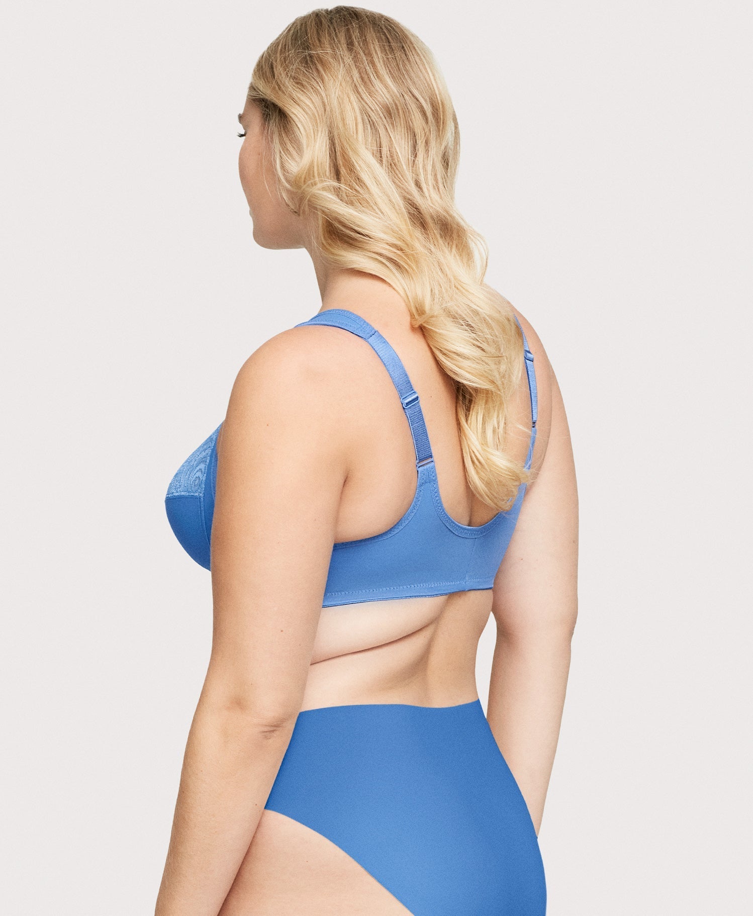 Front-Closure WonderWire Bra Blue Azure | Ashley Stewart