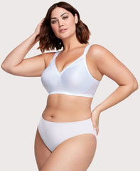 MagicLift Seamless Support T-Shirt Bra White | Ashley Stewart