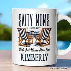 Salty Moms Beach Club Ceramic Mug  | Ashley Stewart