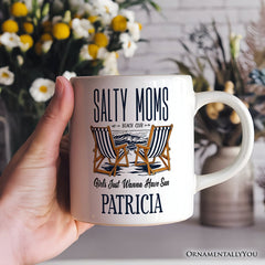 Salty Moms Beach Club Ceramic Mug  | Ashley Stewart