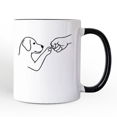 Paw Friends Ceramic Mug Black Handle | Ashley Stewart