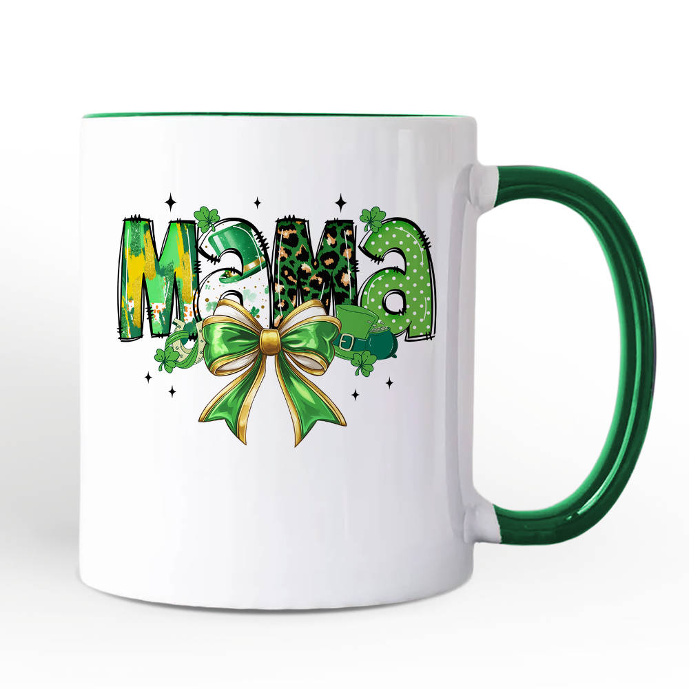 Mama St Patricks Day Mug White - Green | Ashley Stewart