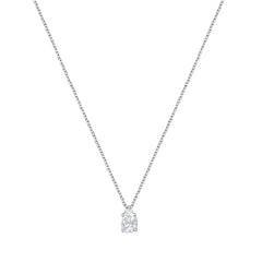 1 Carat Lab Grown Pear Solitaire Diamond Pendant Necklace  | Ashley Stewart