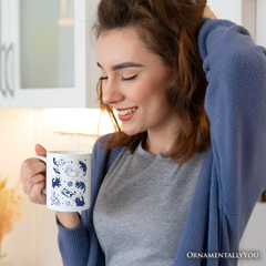 Cats In Space Ceramic Mug White | Ashley Stewart