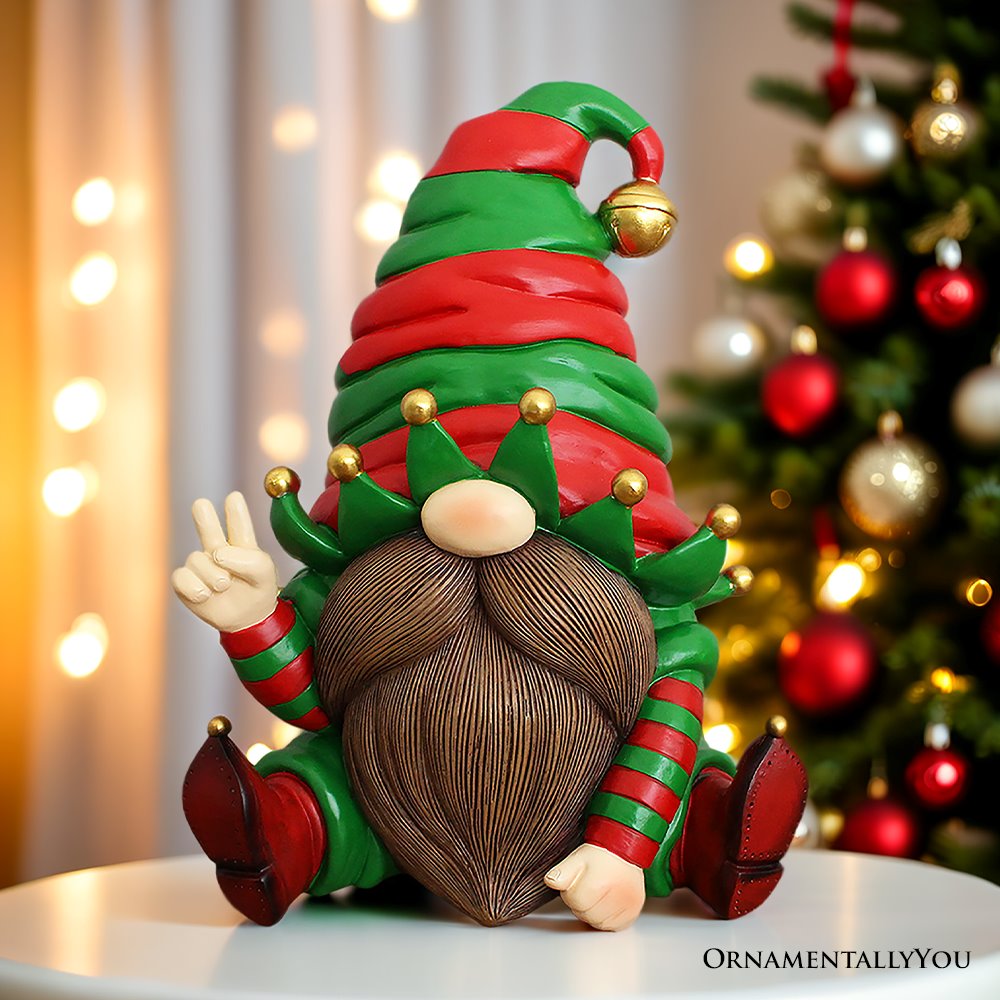 Cheerful Elf Gnome Figurine Multi | Ashley Stewart