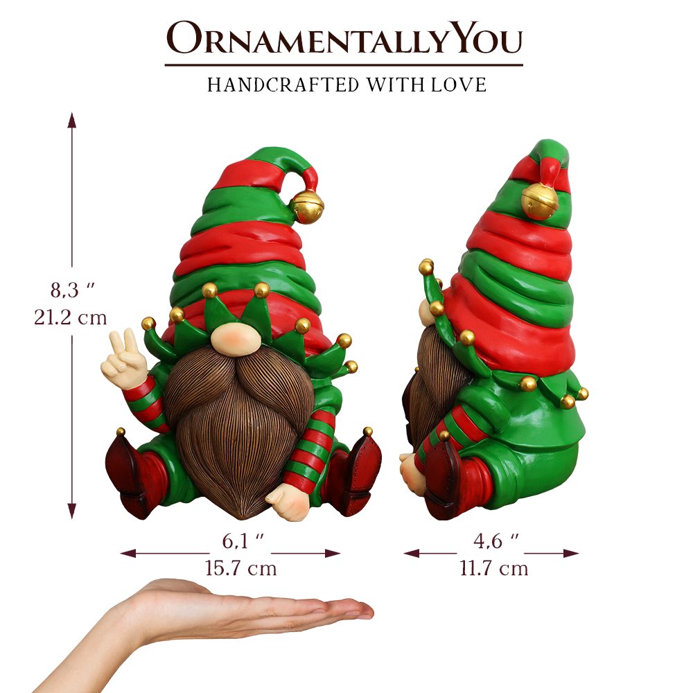 Cheerful Elf Gnome Figurine Multi | Ashley Stewart