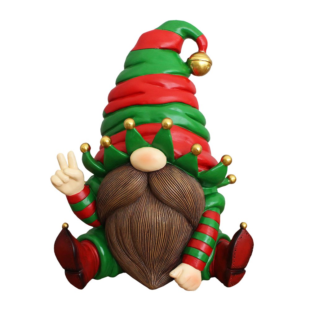 Cheerful Elf Gnome Figurine Multi | Ashley Stewart