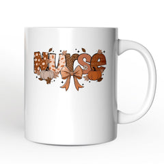 Pumpkin Nurse Ceramic Mug White | Ashley Stewart