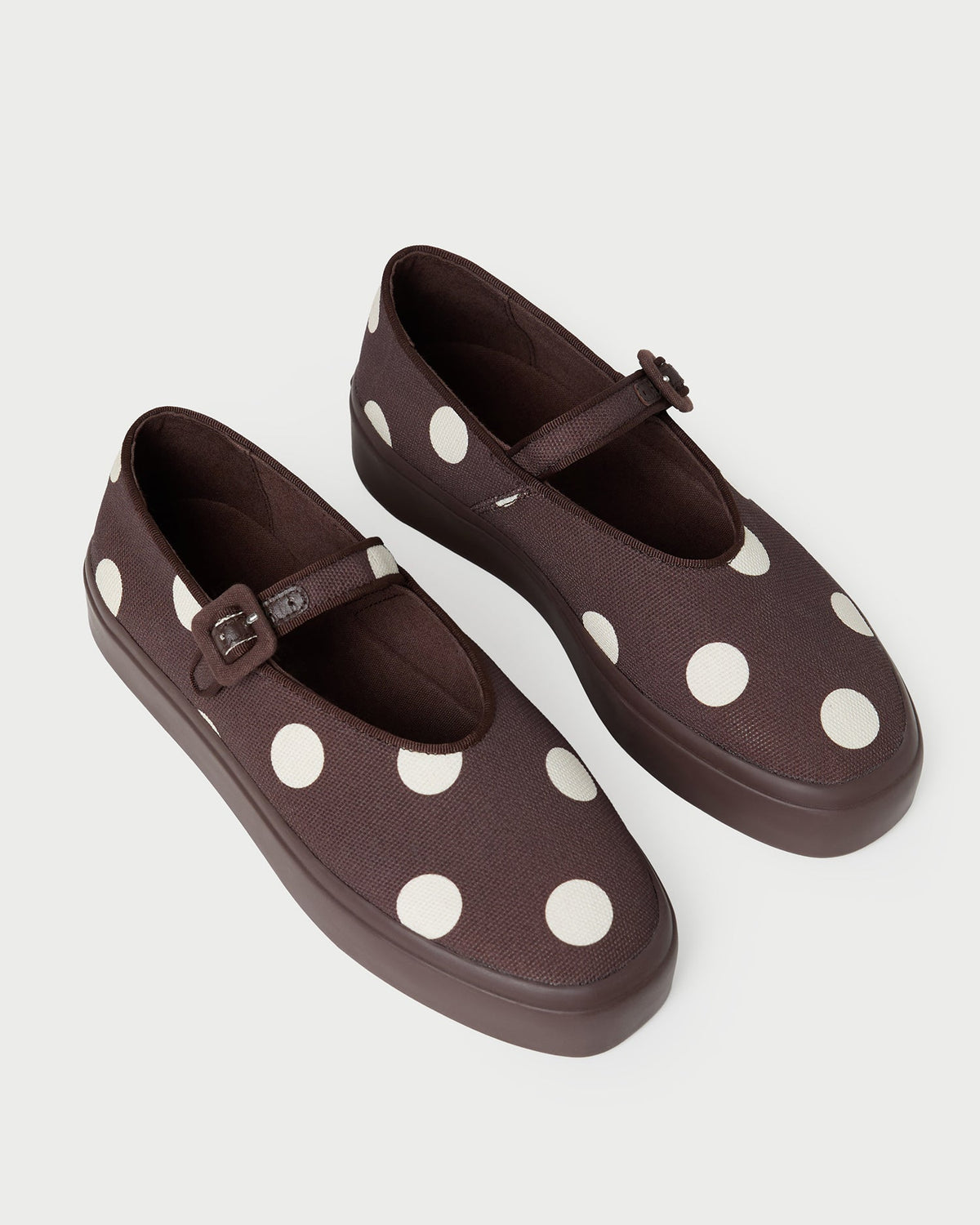 Loeffler Randall Cooper Brown/Cream Mary Jane Sneaker