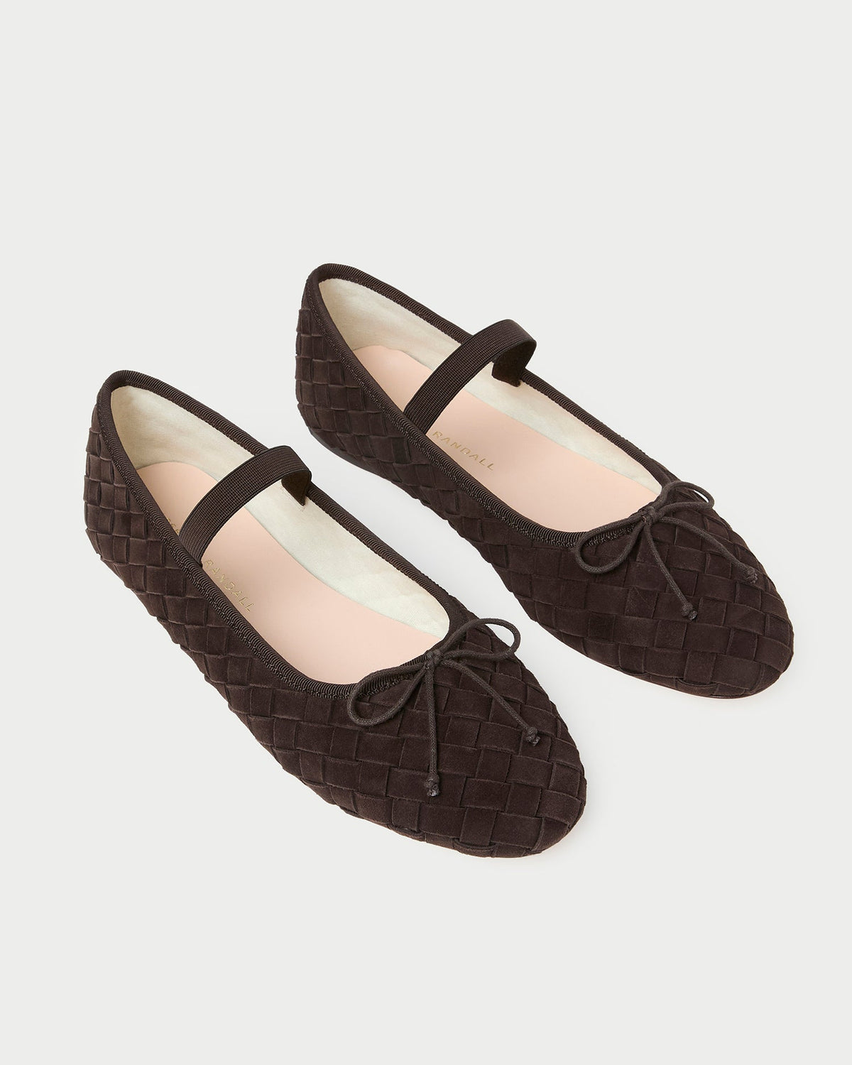 Loeffler Randall Leonie Brown Woven Ballet Flat