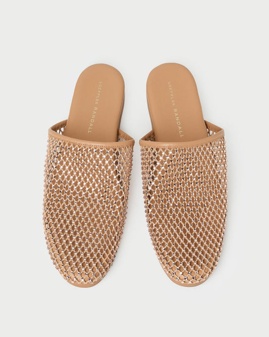 Loeffler Randall Roni Dune/Crystal Netted Slide