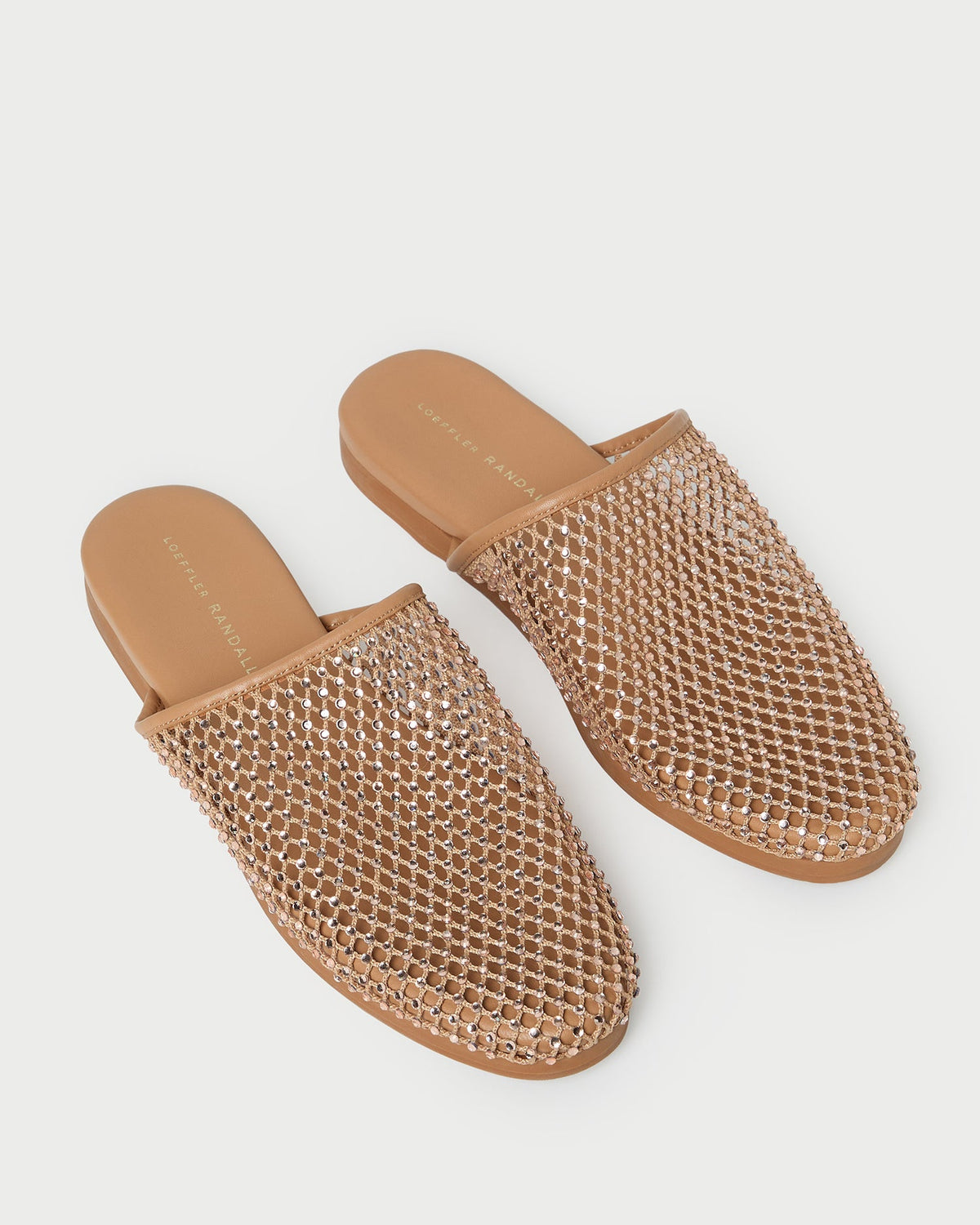 Loeffler Randall Roni Dune/Crystal Netted Slide
