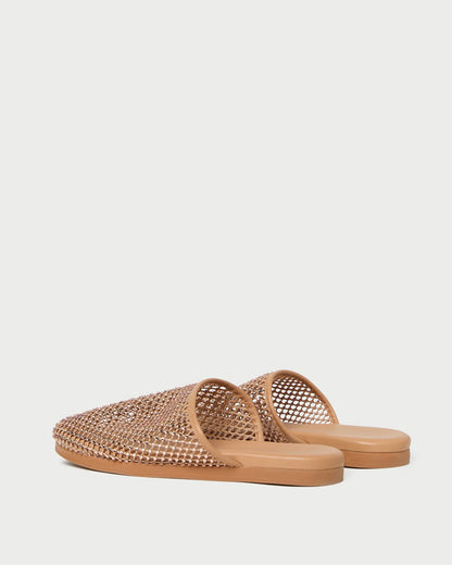 Loeffler Randall Roni Dune/Crystal Netted Slide
