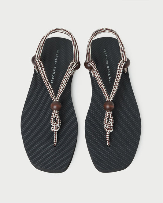Loeffler Randall Mika Brown/Cream Sport Sandal