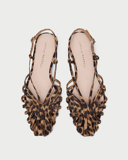 Loeffler Randall Devon Leopard Slingback Sandal