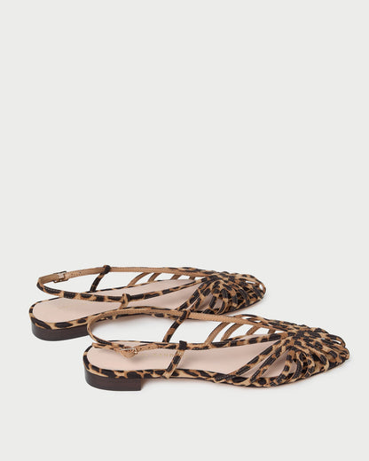 Loeffler Randall Devon Leopard Slingback Sandal