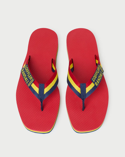 Loeffler Randall Chase Red/Yellow Flip Flop