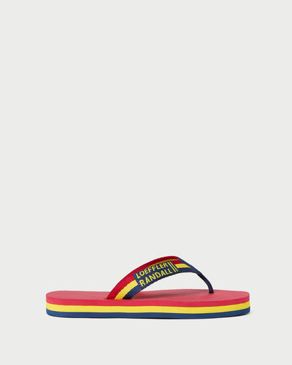 Loeffler Randall Chase Red/Yellow Flip Flop