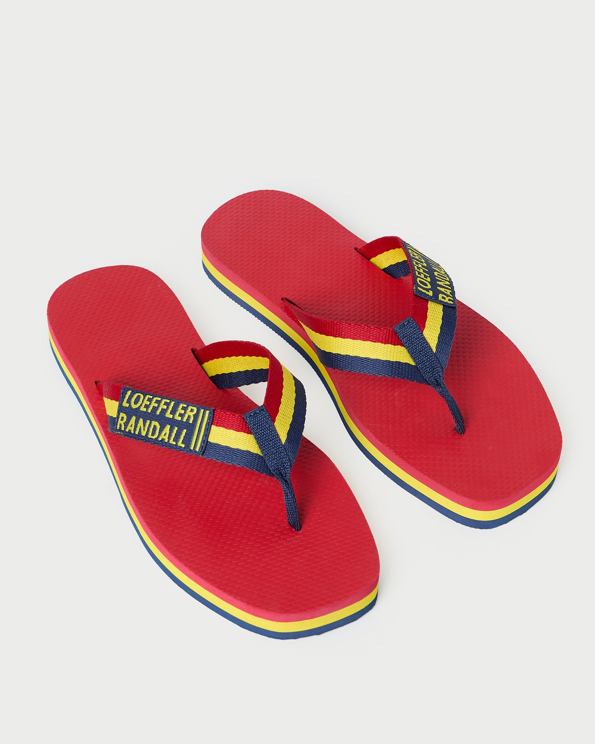Loeffler Randall Chase Red/Yellow Flip Flop