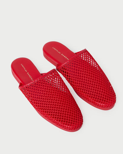 Loeffler Randall Roni Red Netted Slide