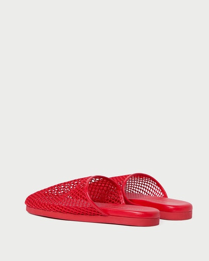 Loeffler Randall Roni Red Netted Slide