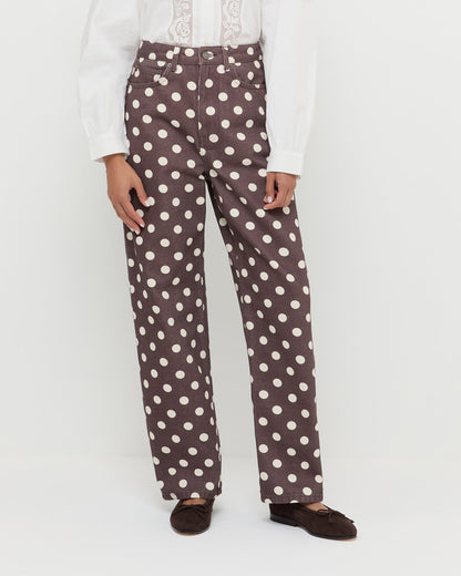 Loeffler Randall Winona Denim Pant