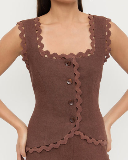 Loeffler Randall Teagan Top