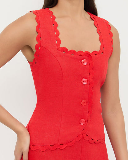 Loeffler Randall Teagan Top