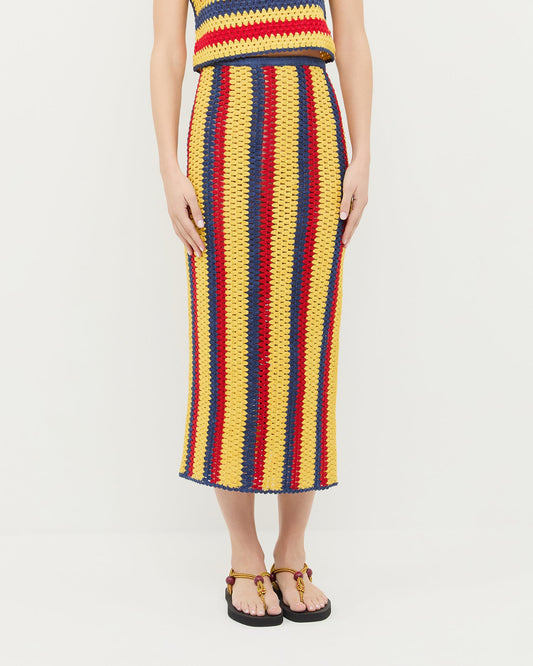 Loeffler Randall Lela Crochet Skirt
