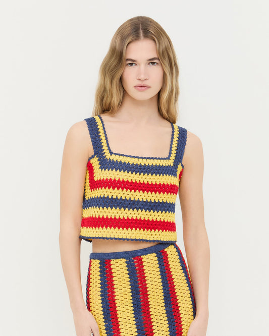 Loeffler Randall Prescott Crochet Top