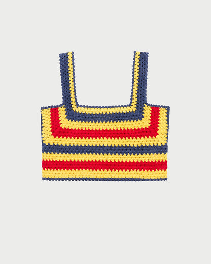 Loeffler Randall Prescott Crochet Top